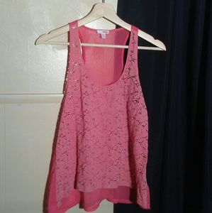 Lace tank top